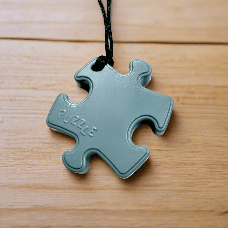 Puzzle Piece Chewable Pendant Sensory Corner NZ